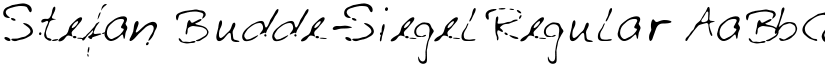 Stefan Budde-Siegel font download