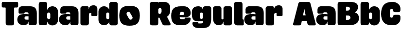 Tabardo Regular font