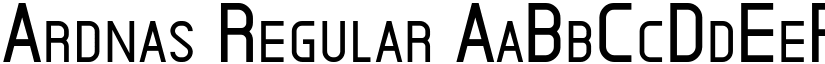 Ardnas Regular font