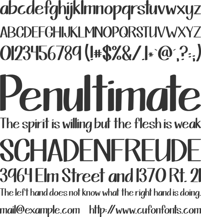 KG This Is Not Goodbye font preview