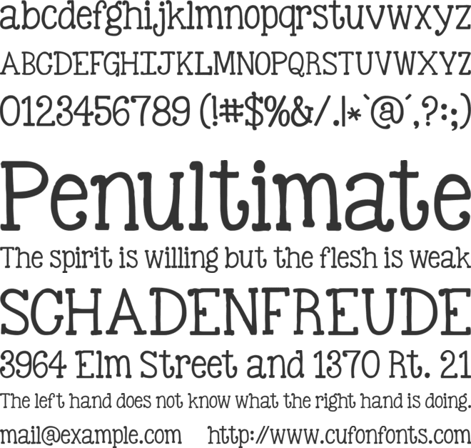 KG Be Still & Know font preview