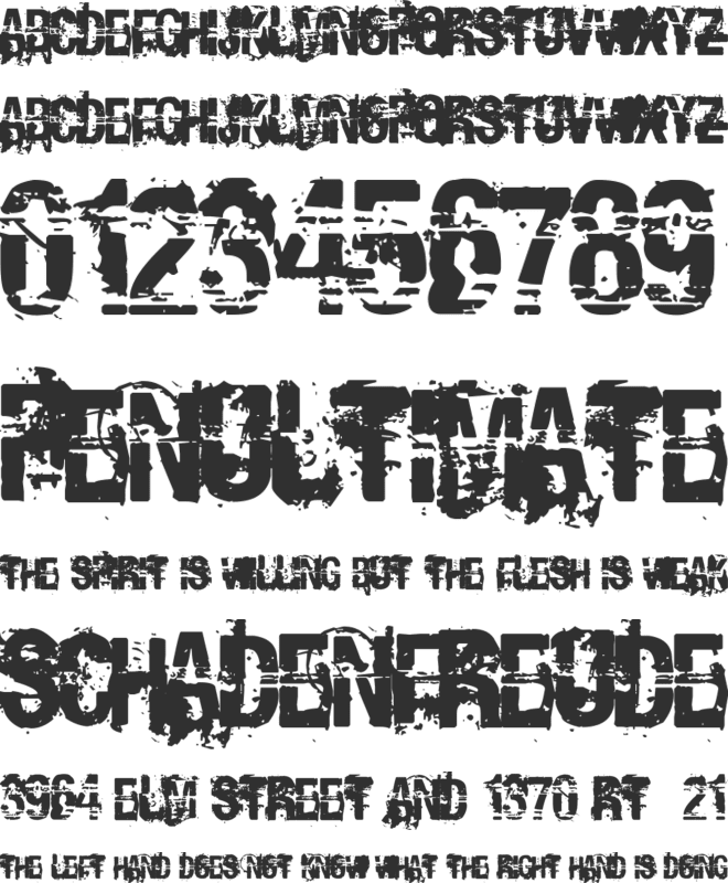 Andy Dufresne font preview