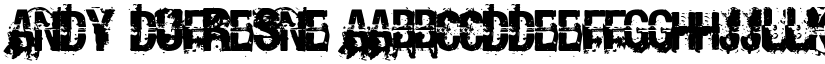 Andy Dufresne font