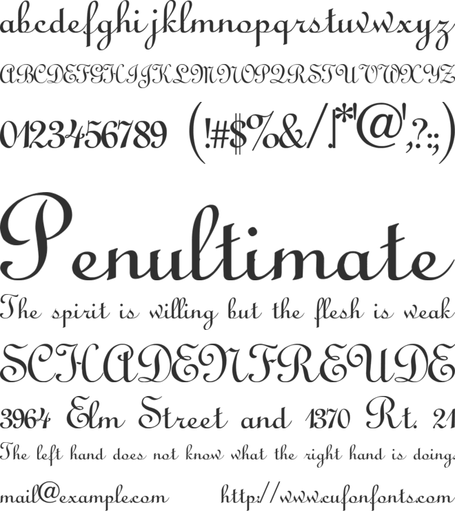 Annabel Script font preview