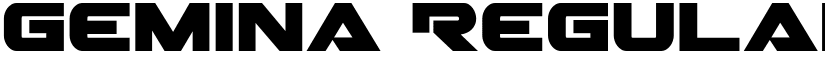 Gemina Regular font