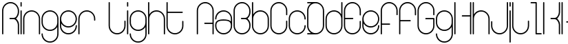 Ringer Light font
