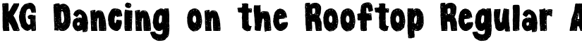 KG Dancing on the Rooftop Regular font