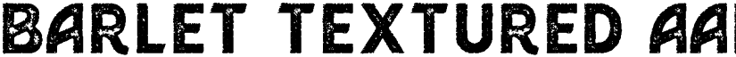 Barlet Textured font