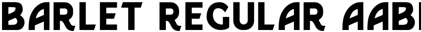 Barlet Regular font