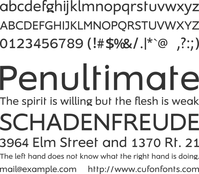 Nanotech LLC font preview