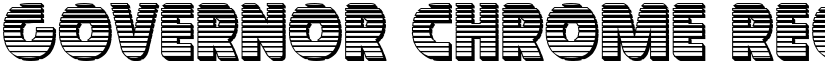 Governor Chrome Regular font