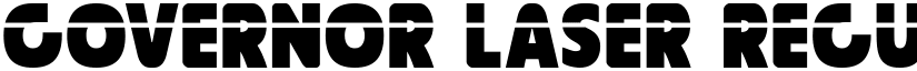 Governor Laser Regular font