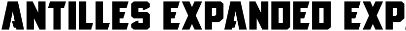 Antilles Expanded Expanded font