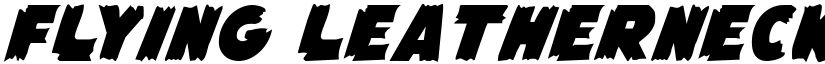 Flying Leatherneck Regular font