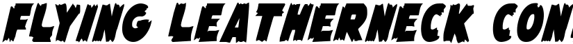 Flying Leatherneck Condensed Condensed font