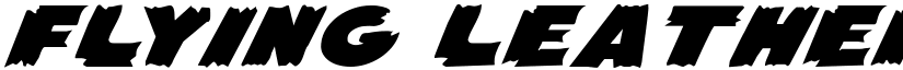 Flying Leatherneck Extra-expanded Extra-expanded font