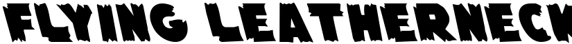 Flying Leatherneck Leftalic Regular font