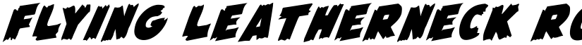 Flying Leatherneck Rotalic Regular font