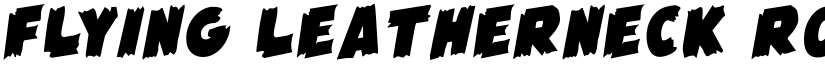 Flying Leatherneck Rotate Regular font