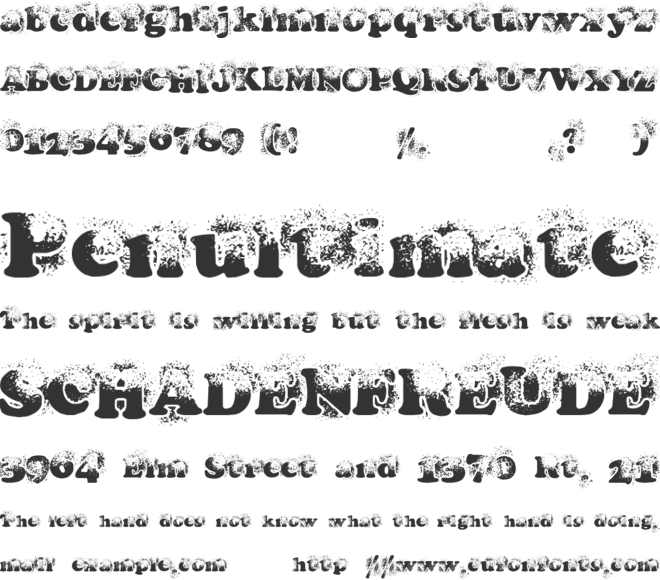 Coop Deville font preview