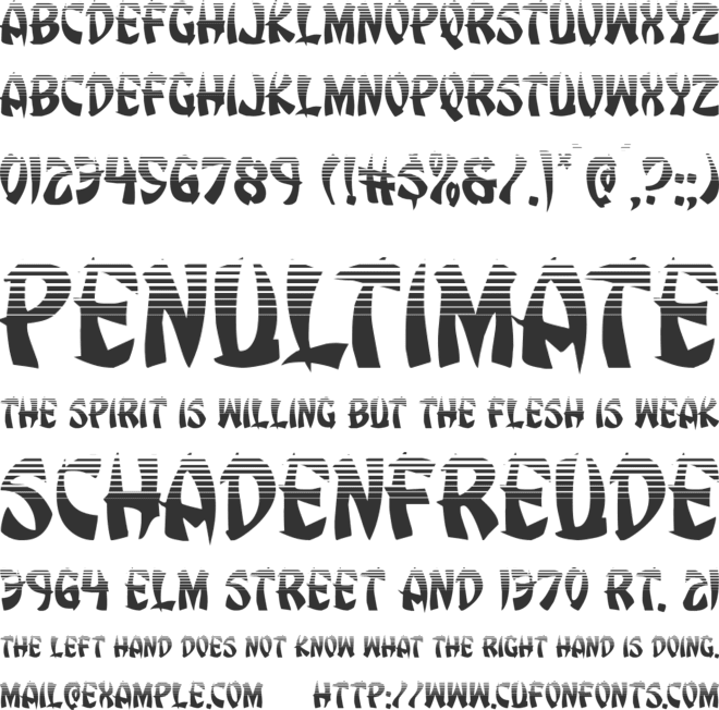 Egg Roll Halftone font preview