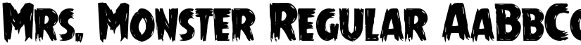 Mrs. Monster Regular font