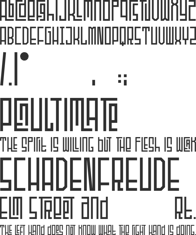 Playlines font preview