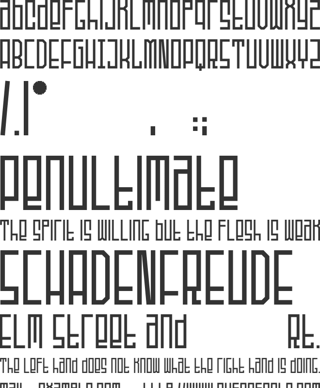 Playlines font preview