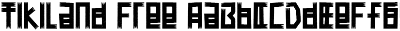 Tikiland Free font