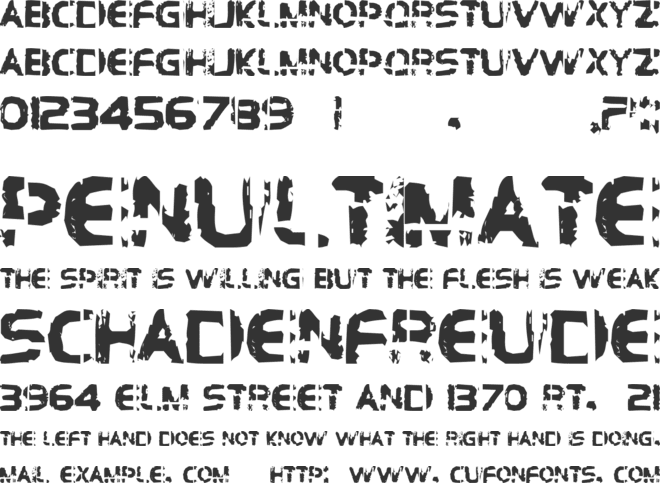 BD Brockelmann font preview