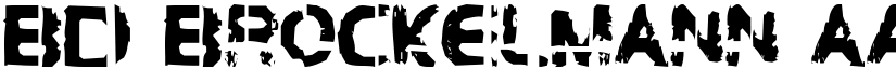 BD Brockelmann font