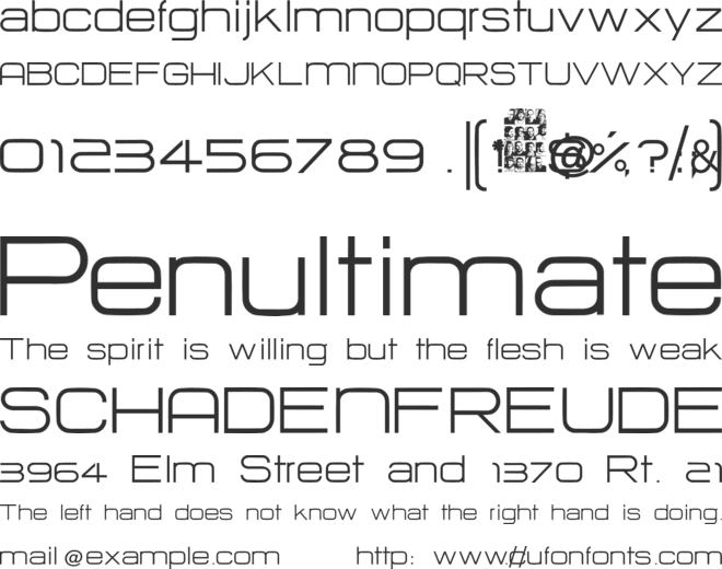 HURTMOLD_ font preview