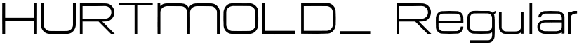 HURTMOLD_ Regular font