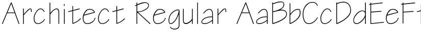 Architect Regular font