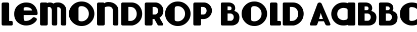 Lemondrop Bold font