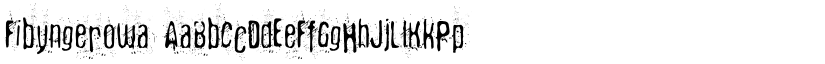 Fibyngerowa font