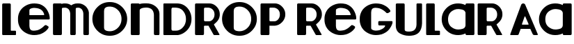 Lemondrop Regular font