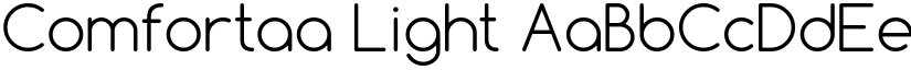 Comfortaa Light font