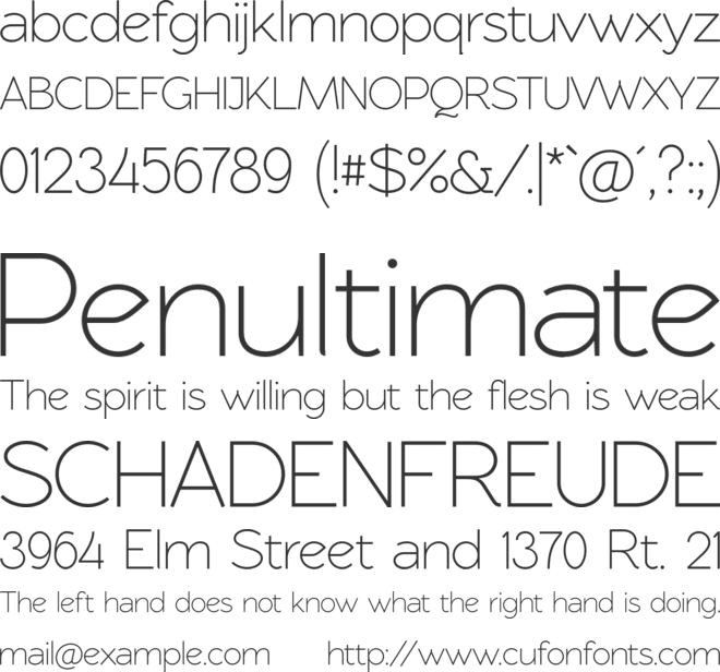 RawengulkSans font preview