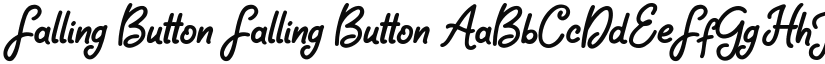 Falling Button font download