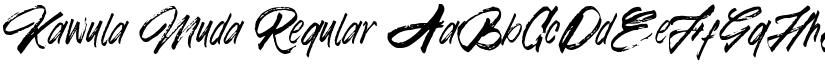 Kawula Muda Regular font