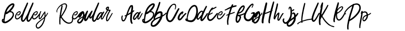 Belley Regular font