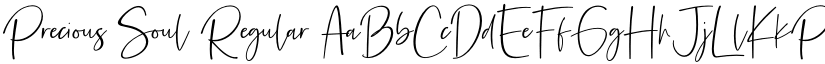 Precious Soul Regular font