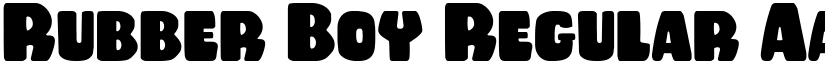 Rubber Boy Regular font