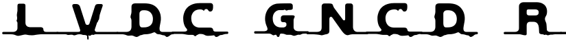 LVDC GNCD RMX2 font