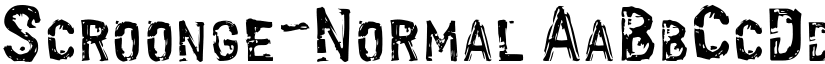 Scroonge-Normal font
