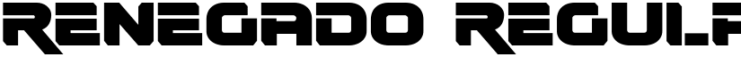 Renegado Regular font