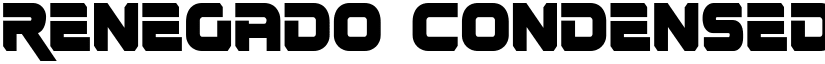 Renegado Condensed Condensed font