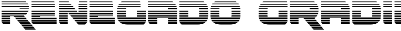 Renegado Gradient Regular font