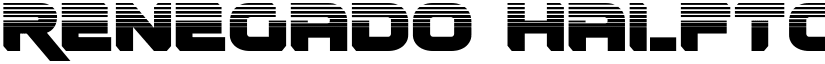 Renegado Halftone Regular font